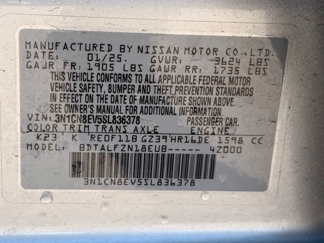 Used 2025 Nissan Versa SV FWD image 36