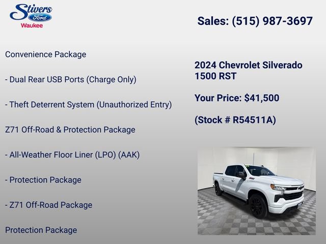 Used 2024 Chevrolet Silverado 1500 RST AWD/4WD image 40