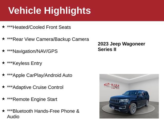 Used 2023 Jeep Wagoneer Series II AWD/4WD image 4