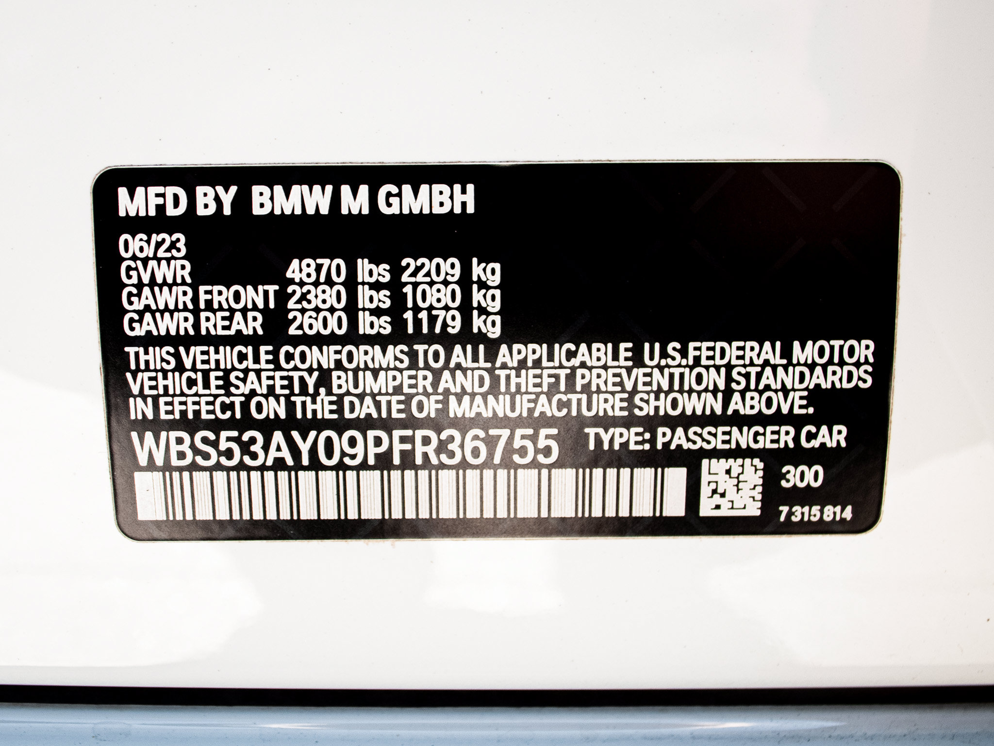 Used 2023 BMW M3 RWD image 35