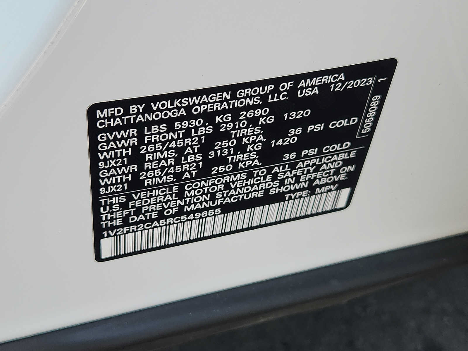Used 2024 Volkswagen Atlas SEL Premium R-Line AWD/4WD image 26