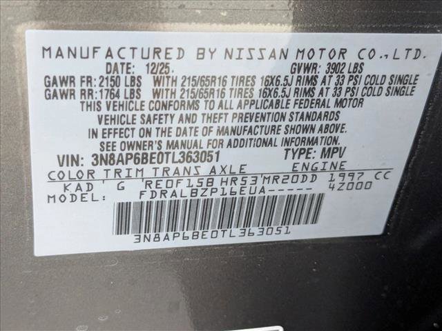 New 2026 Nissan Kicks S image 16