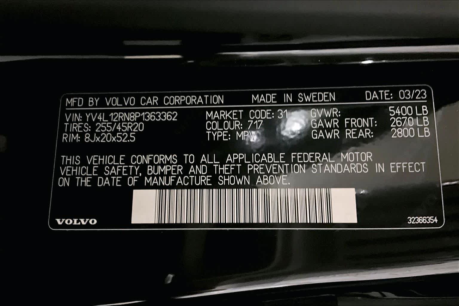 Used 2023 Volvo XC60 B5 Plus w/ Climate Package AWD/4WD image 33