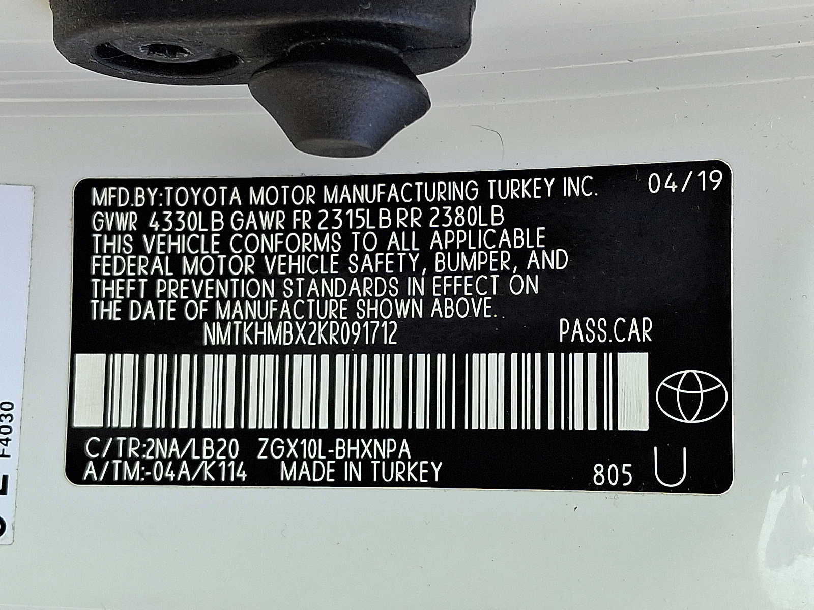 Used 2019 Toyota C-HR Limited FWD image 26