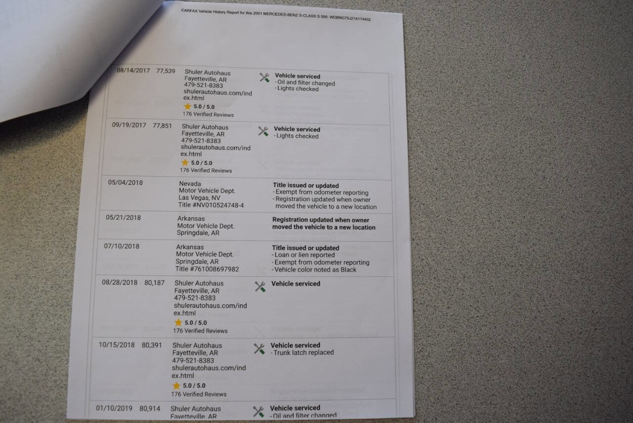 Used 2001 Mercedes-Benz S 500 image 80