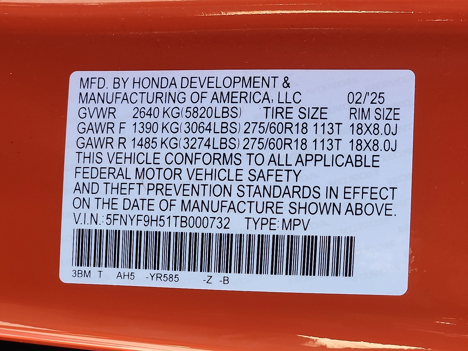 Certified 2026 Honda Passport TrailSport image 27