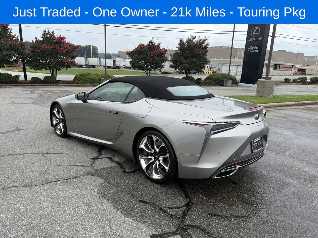 Used 2021 Lexus LC 500 Convertible w/ Touring Package RWD image 2