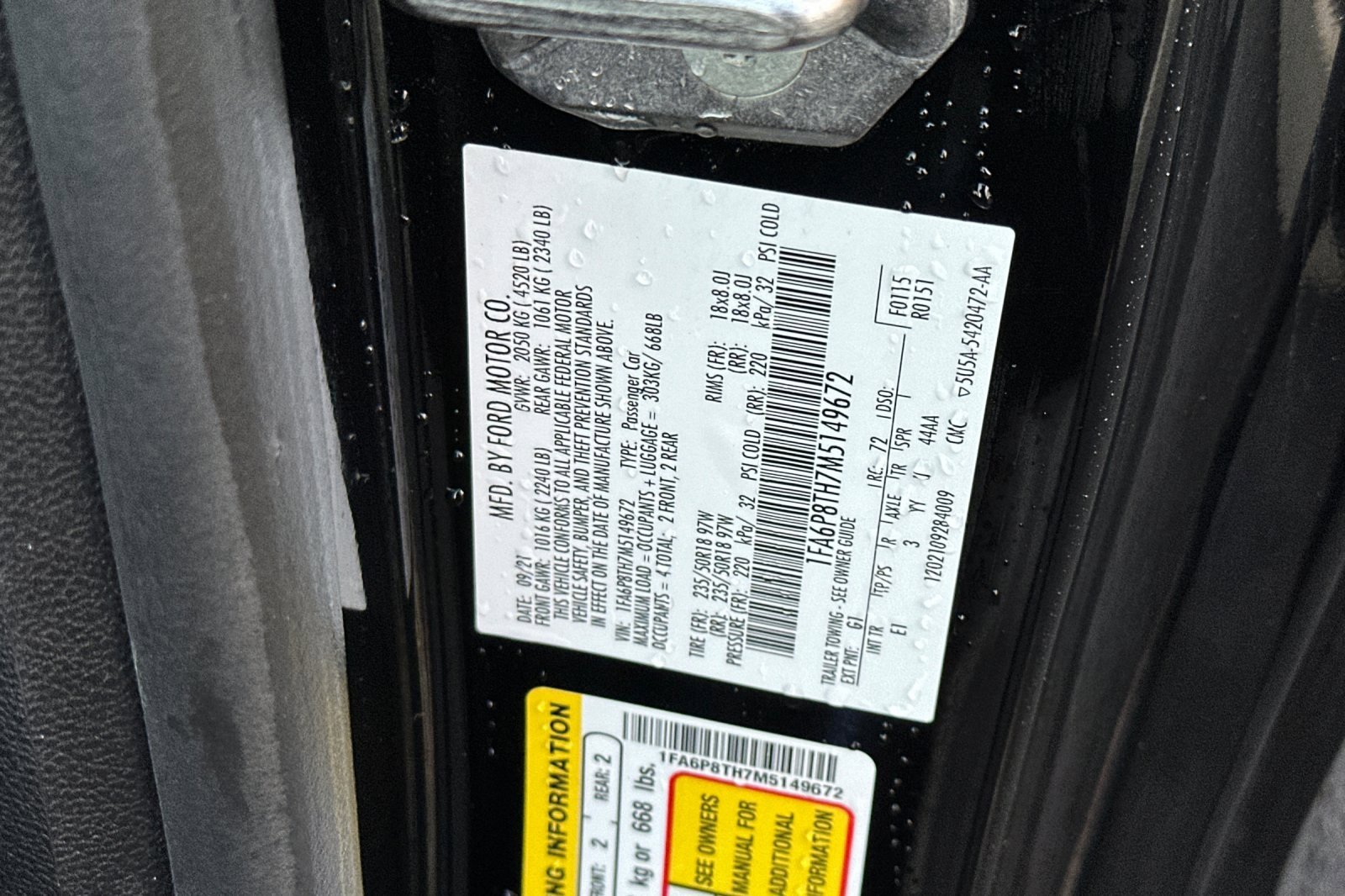 Used 2021 Ford Mustang Premium image 32