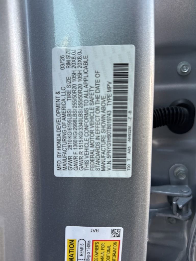 New 2026 Honda Pilot Black Edition image 24