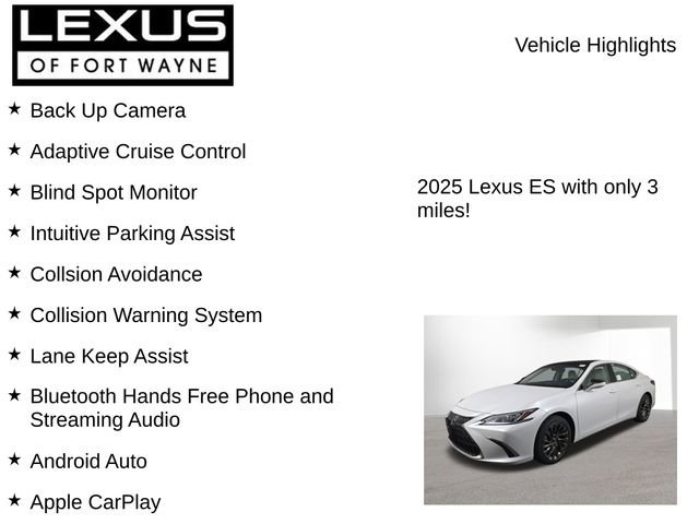 New 2025 Lexus ES 350 Luxury image 8