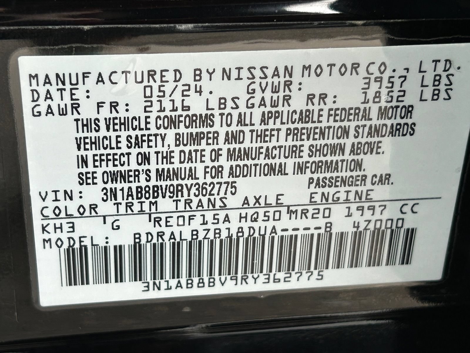 Used 2024 Nissan Sentra S FWD image 29
