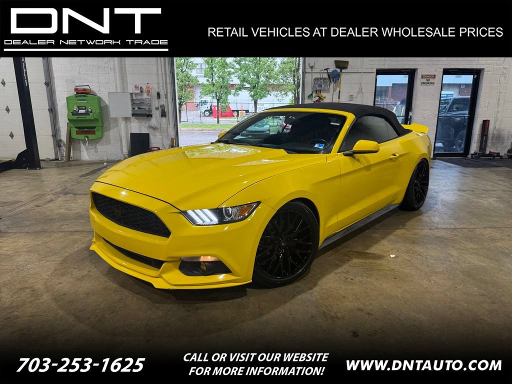 Used 2016 Ford Mustang Convertible w/ Equipment Group 051A RWD image 1