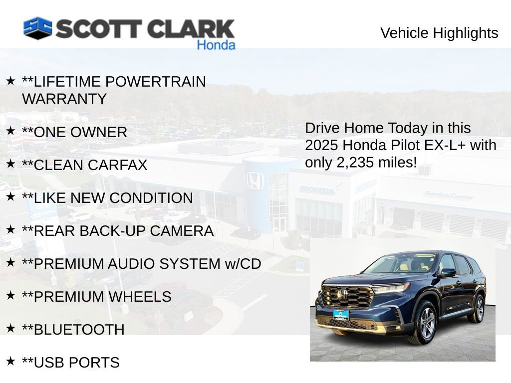 Used 2025 Honda Pilot EX-L image 11