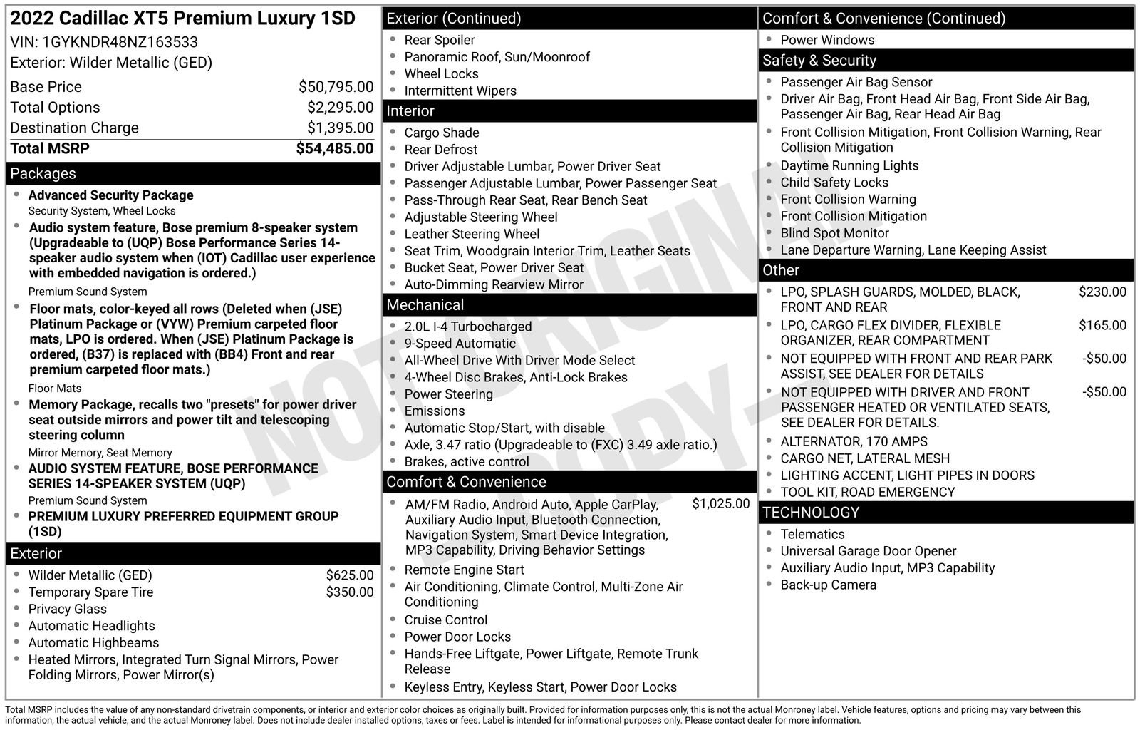 Certified 2022 Cadillac XT5 Premium Luxury image 31