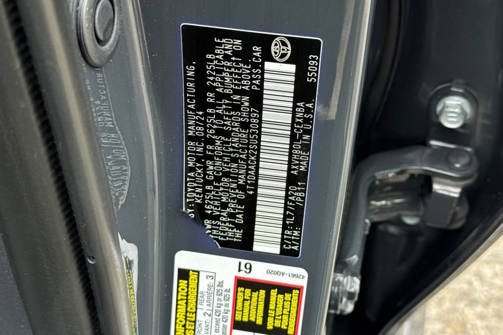 Used 2025 Toyota Camry LE w/ Convenience Package FWD image 26