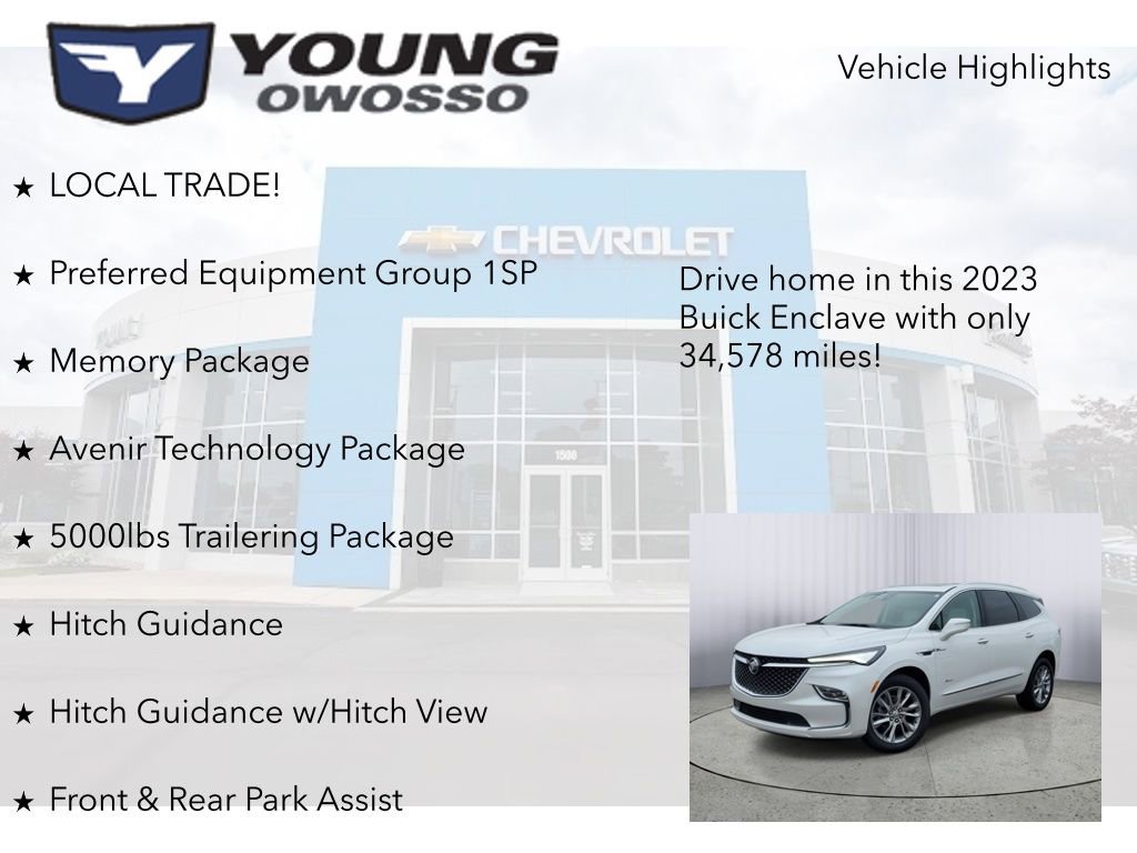 Certified 2023 Buick Enclave Avenir w/ Avenir Technology Package AWD/4WD image 8
