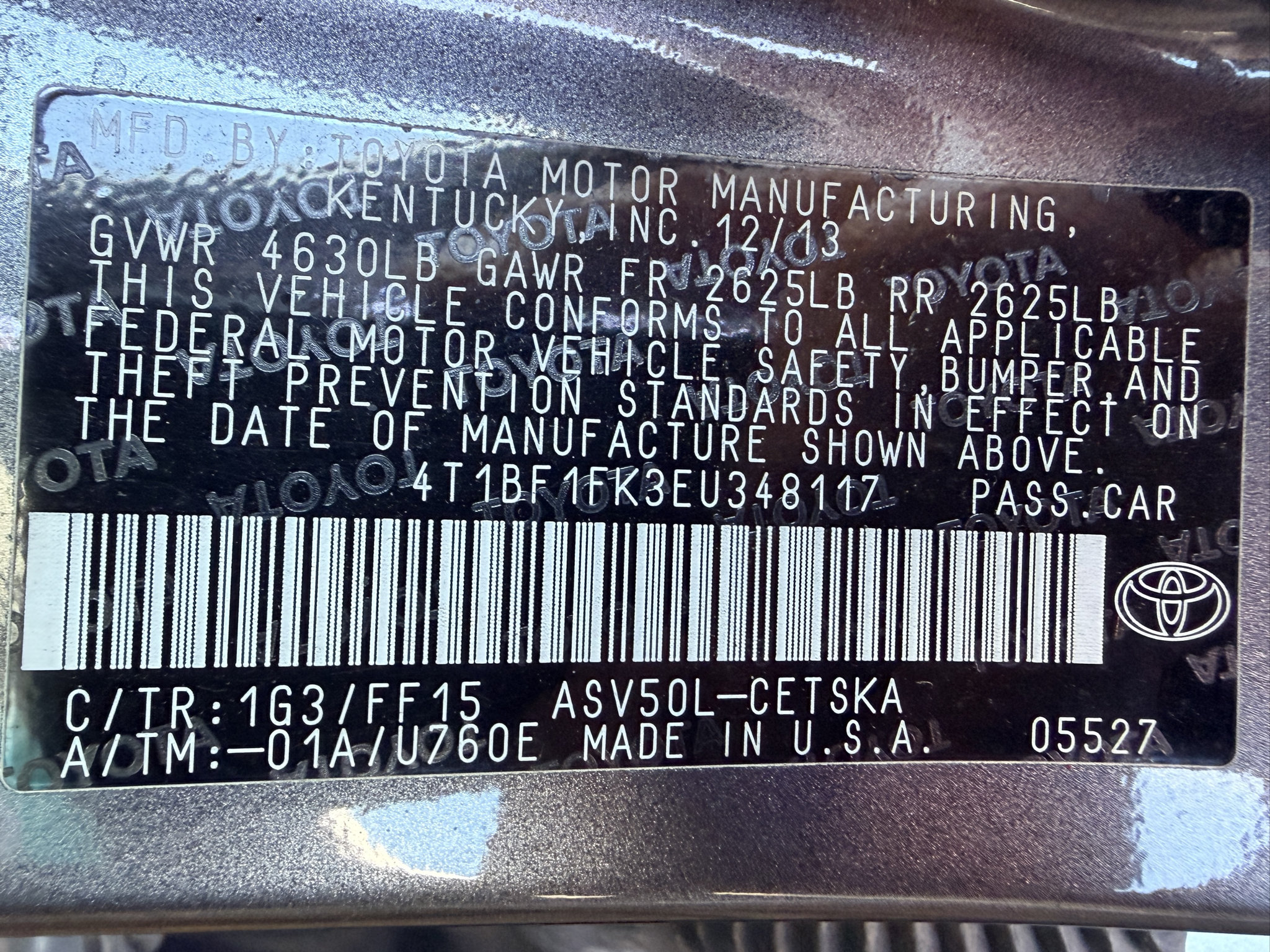 Used 2014 Toyota Camry SE FWD image 15
