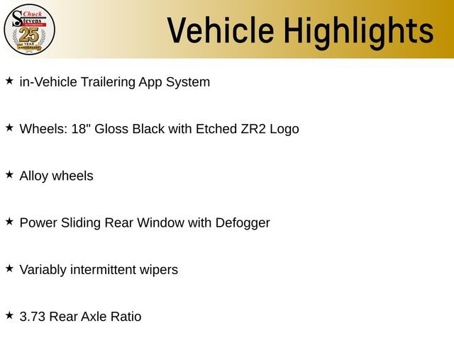 New 2026 Chevrolet Silverado 2500 ZR2 w/ LPO, Dark Essentials Package image 25