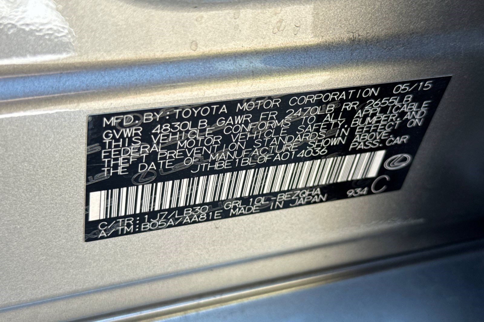 Used 2015 Lexus GS 350 w/ F Sport Package RWD image 40