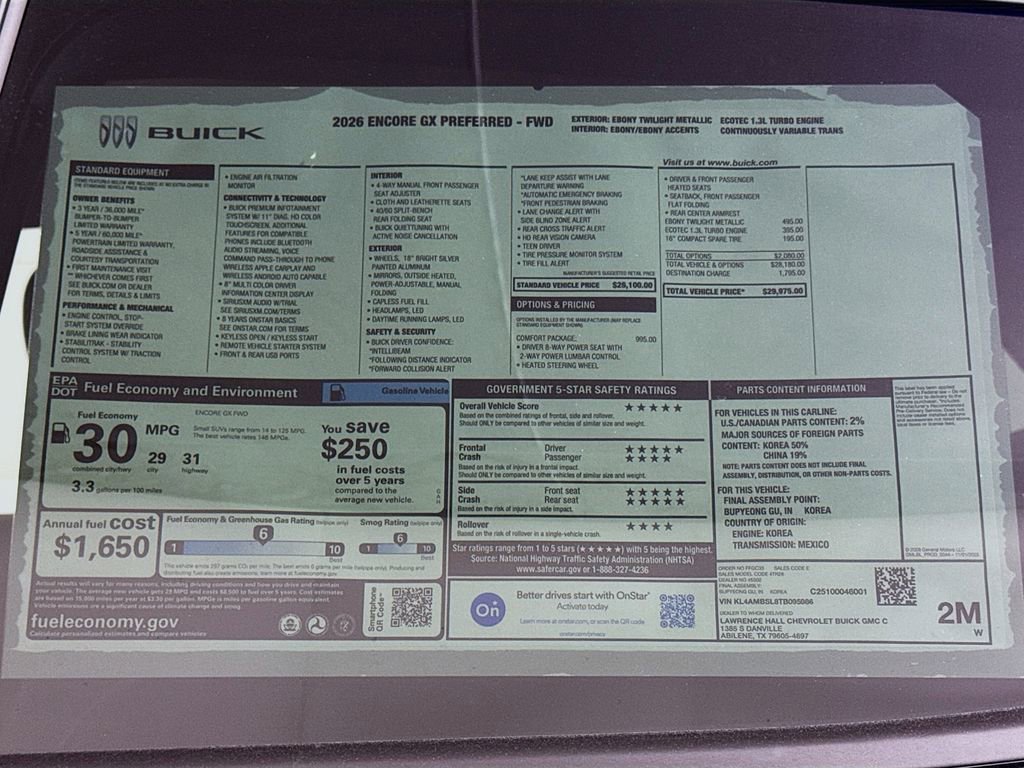 New 2026 Buick Encore GX Preferred w/ Comfort Package image 19