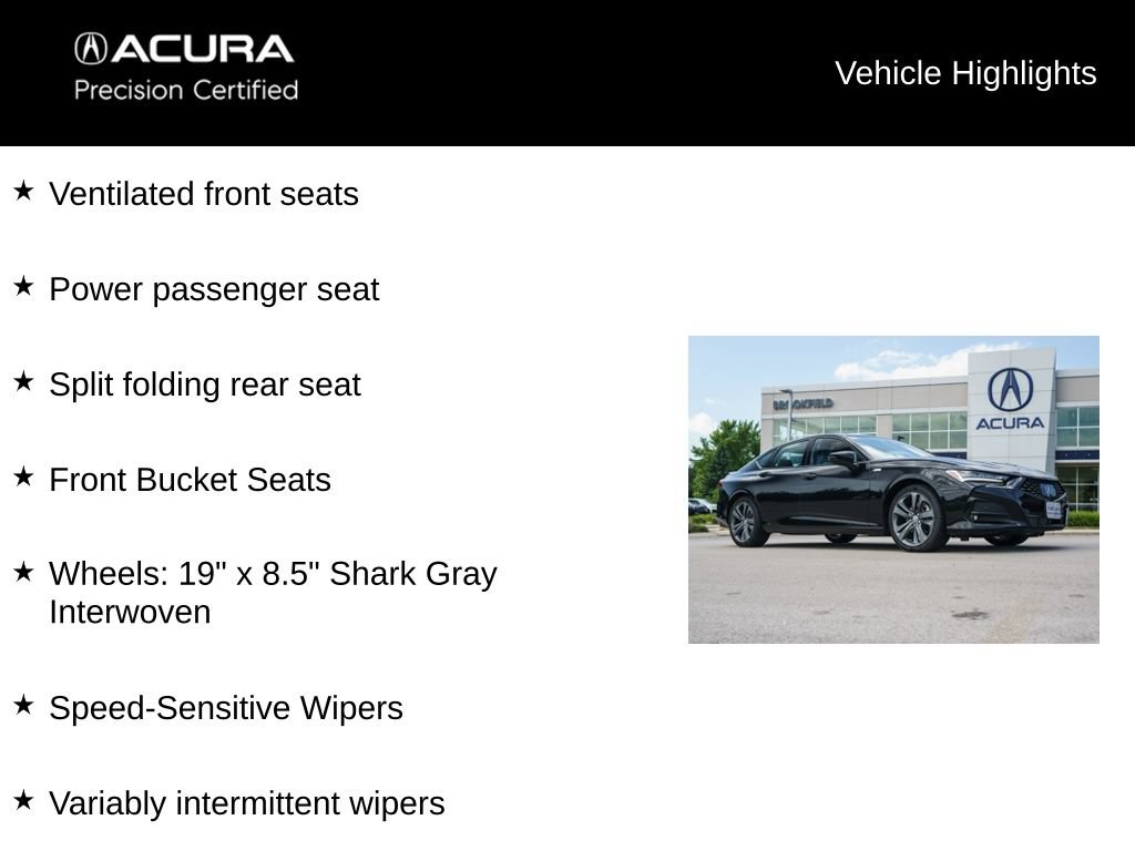 Certified 2023 Acura TLX SH-AWD w/ A-SPEC Pkg image 21