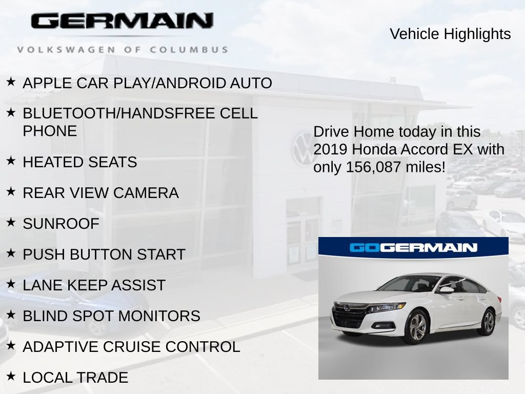 Used 2019 Honda Accord EX image 4