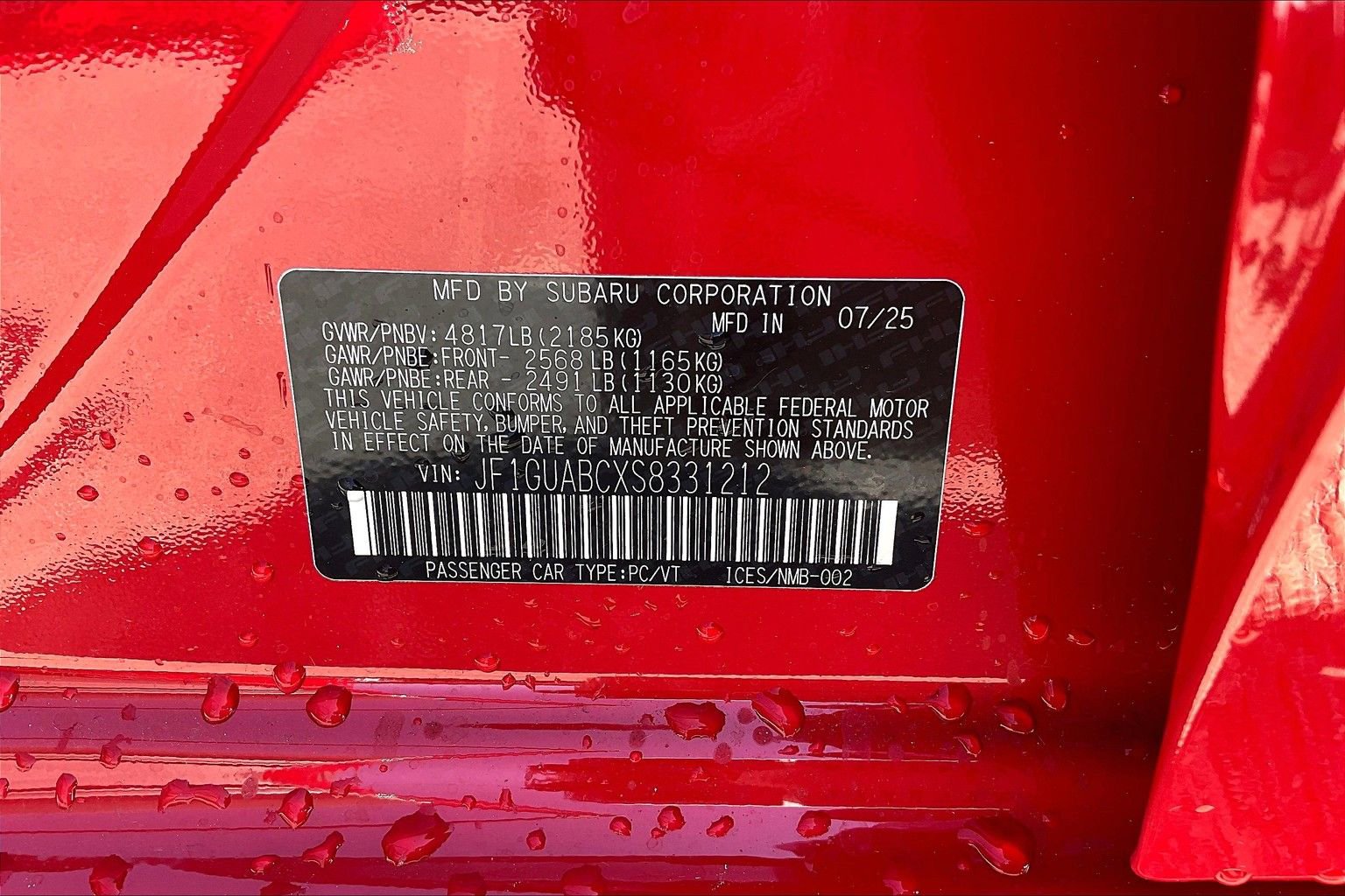 New 2025 Subaru Impreza 2.0i image 12