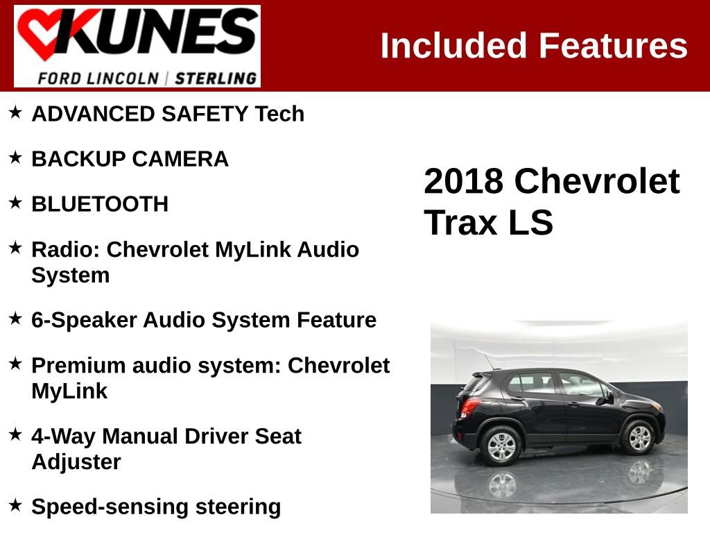 Used 2018 Chevrolet Trax LS FWD image 2