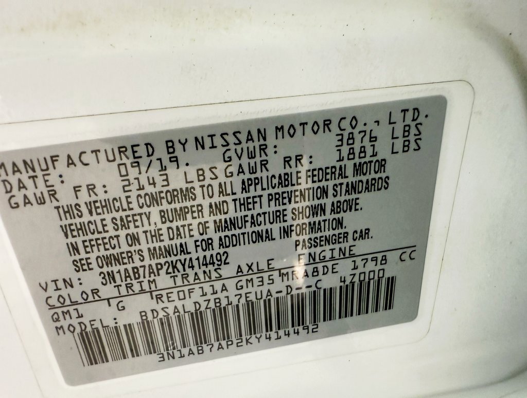 Used 2019 Nissan Sentra SV image 35