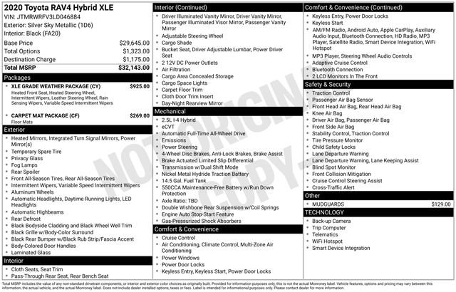 Used 2020 Toyota RAV4 XLE w/ XLE Grade Weather Package image 29