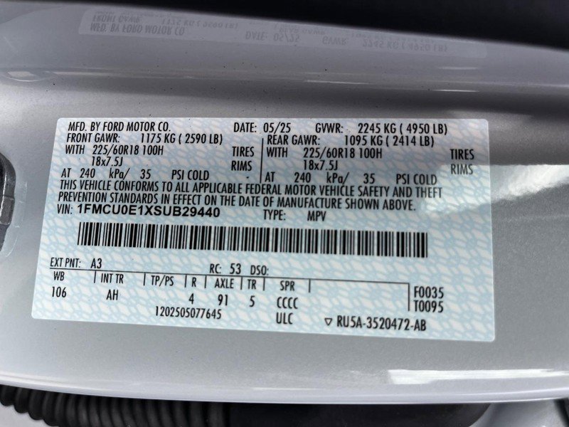 New 2025 Ford Escape SE w/ PHEV Premium Package image 17