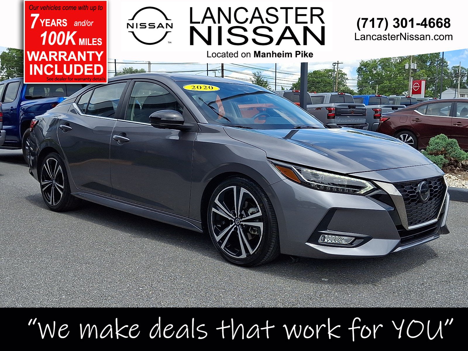 Used 2020 Nissan Sentra SR w/ Premium Package FWD image 1
