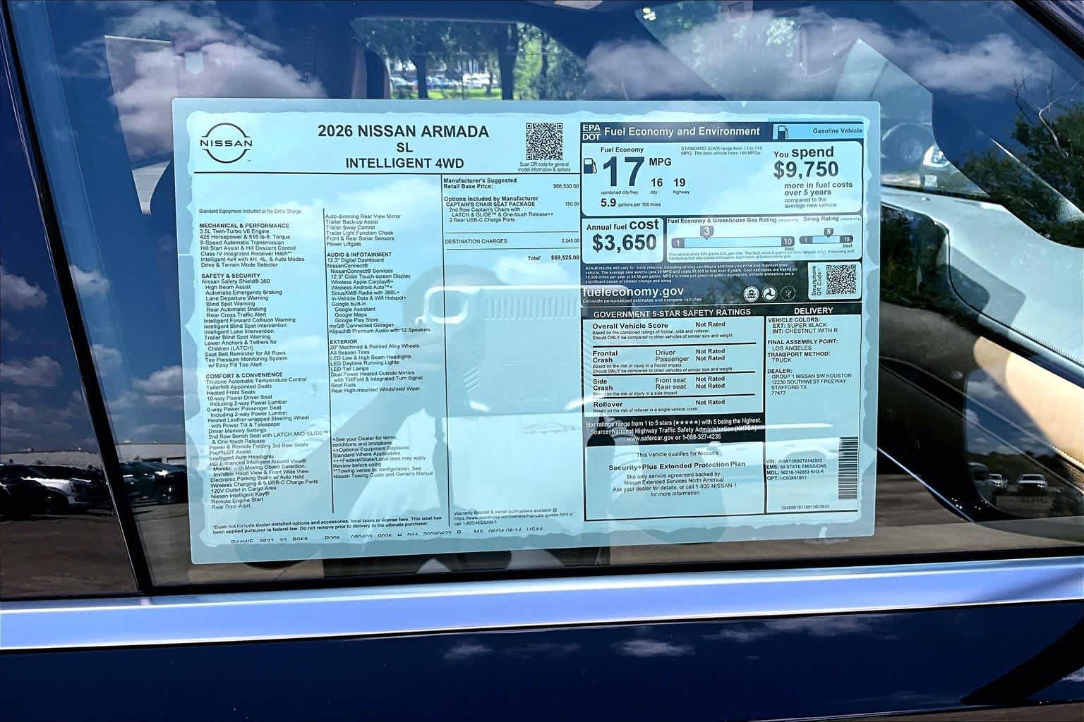 New 2026 Nissan Armada SL w/ Captain's Chari Seat Package AWD/4WD image 22