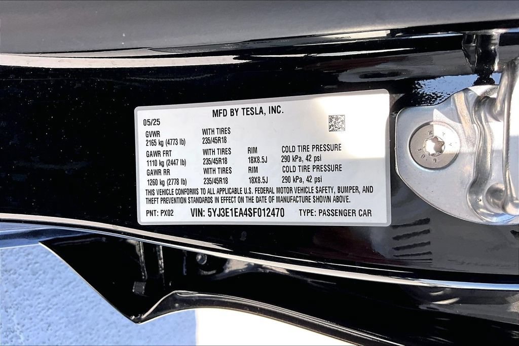 Used 2025 Tesla Model 3 RWD image 17