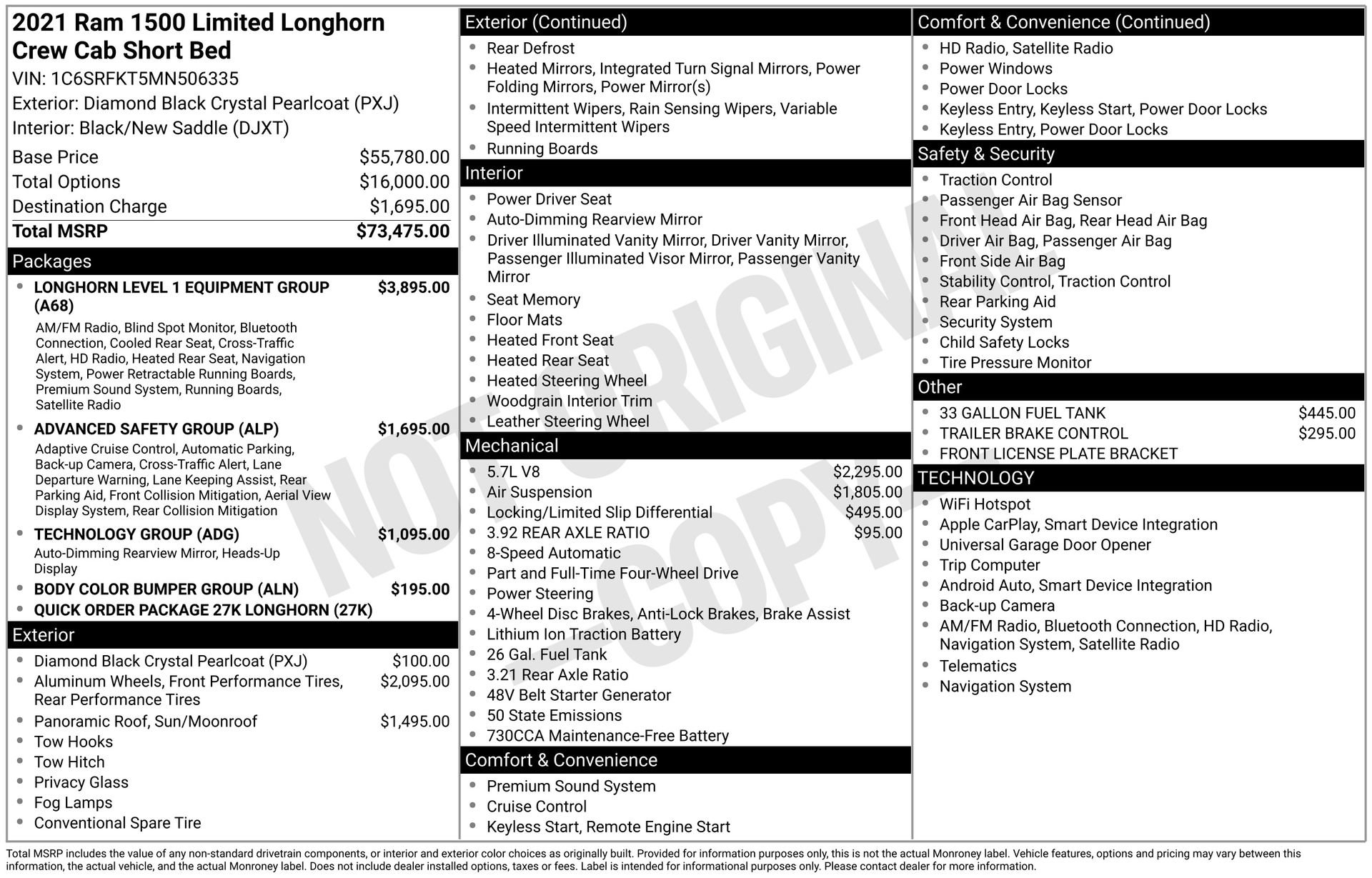 Used 2021 RAM 1500 Limited image 44