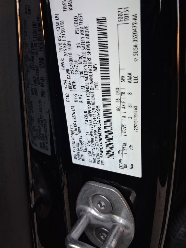 Used 2024 Ford Escape ST-Line FWD image 27