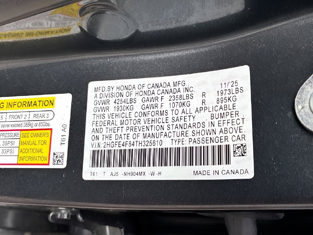 Used 2026 Honda Civic Sport Touring image 33