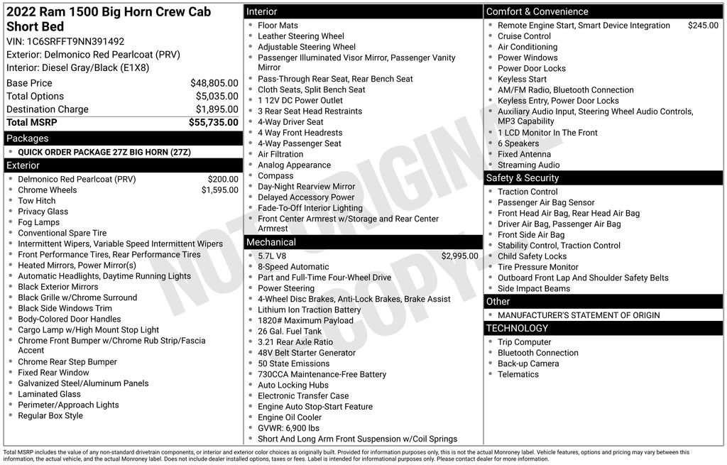 Used 2022 RAM 1500 Big Horn image 6