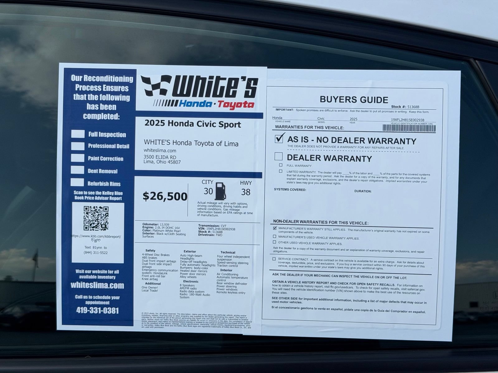Used 2025 Honda Civic Sport image 31