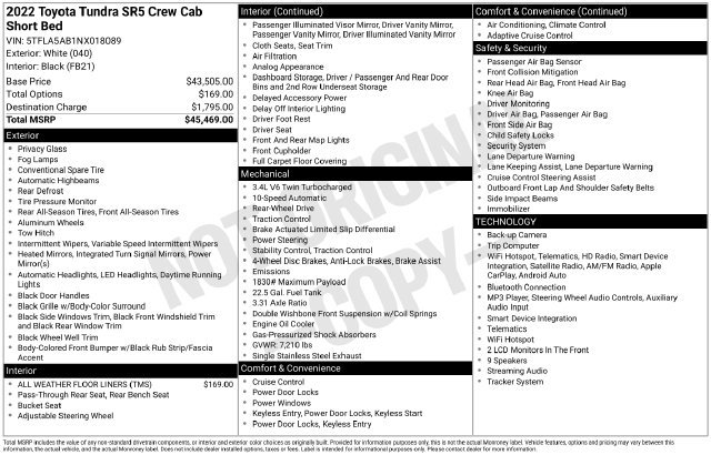 Used 2022 Toyota Tundra SR5 RWD image 27
