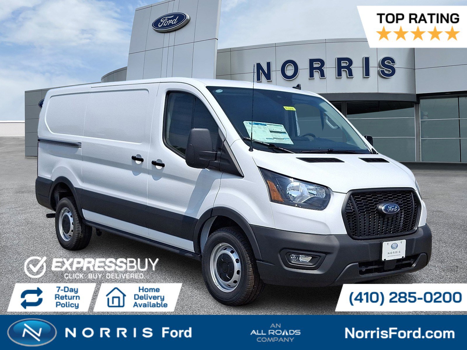 New 2025 Ford Transit 250 Low Roof w/ Load Area Protection Package image 1