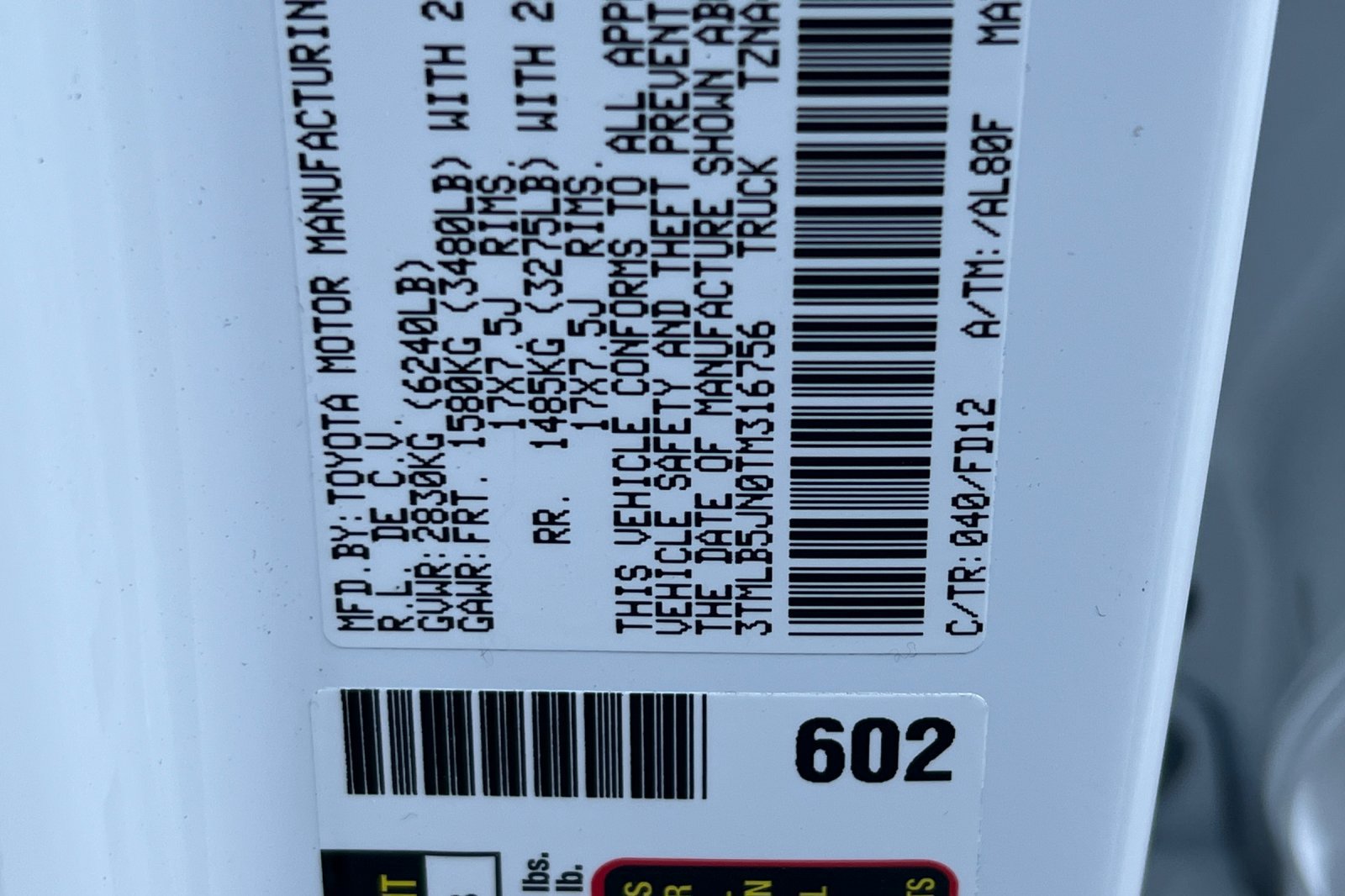 Certified 2026 Toyota Tacoma TRD Off-Road AWD/4WD image 26