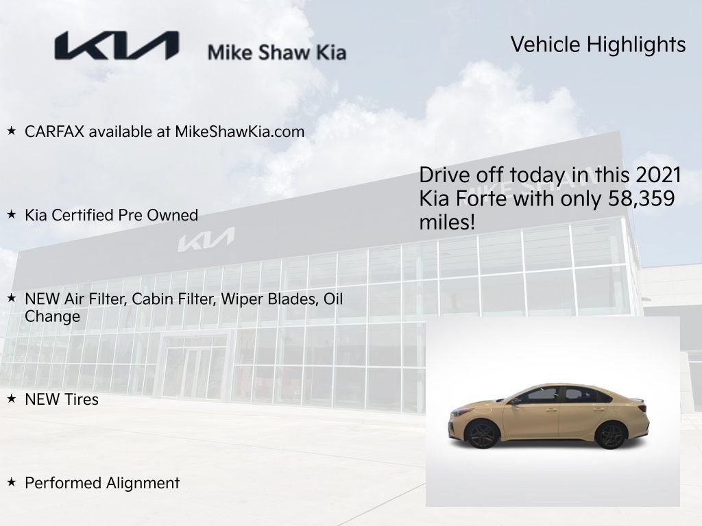 Certified 2021 Kia Forte GT-Line w/ GT-Line Premium Package FWD image 9
