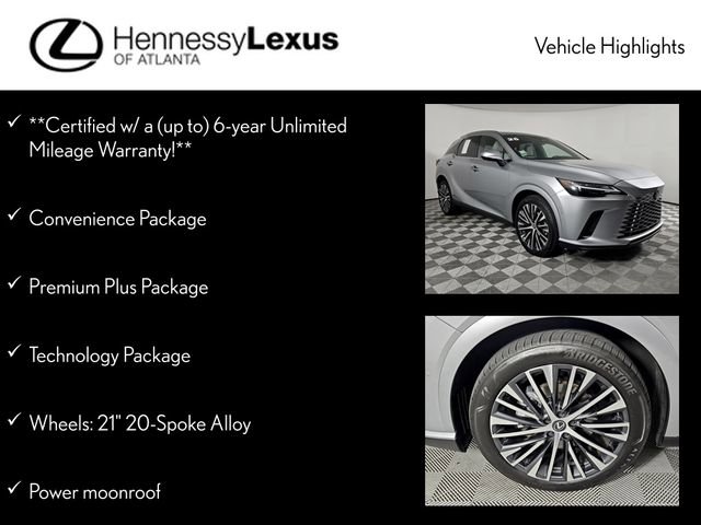 Used 2025 Lexus RX 350 Premium Plus w/ Convenience Package image 12