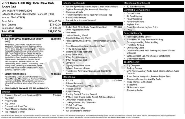 Used 2021 RAM 1500 Big Horn AWD/4WD image 11