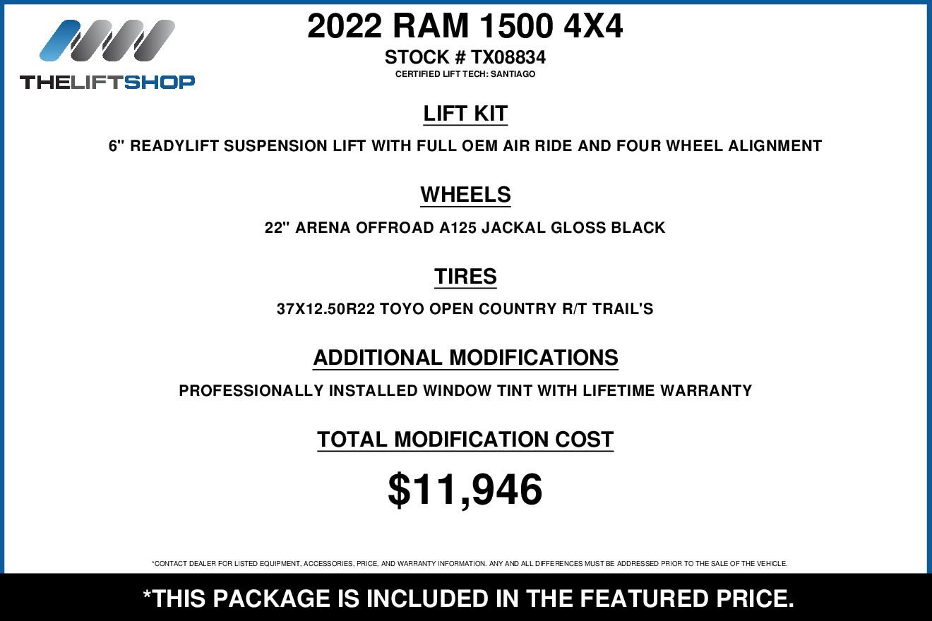 Used 2022 RAM 1500 Limited w/ Night Edition AWD/4WD image 2