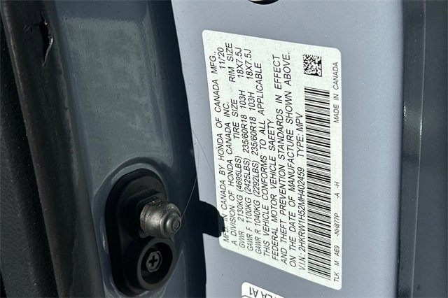 Certified 2021 Honda CR-V EX image 31