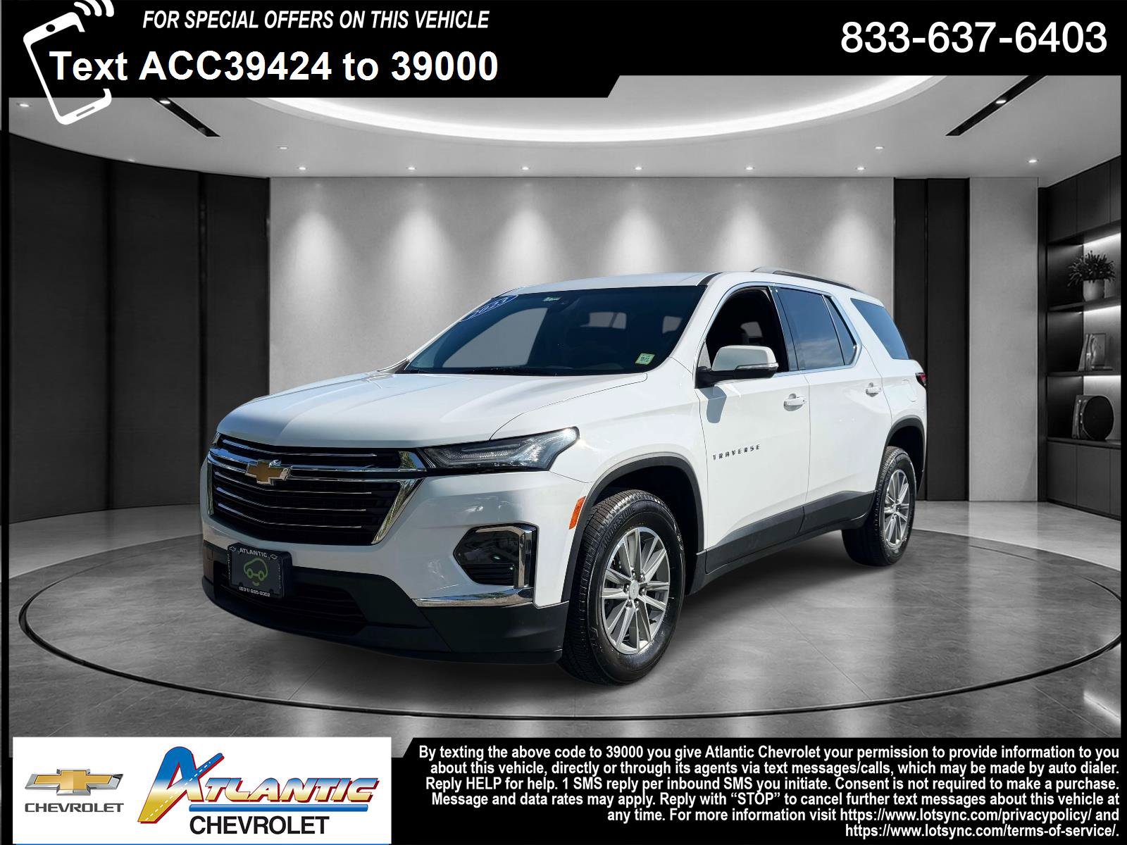 Certified 2023 Chevrolet Traverse LT
