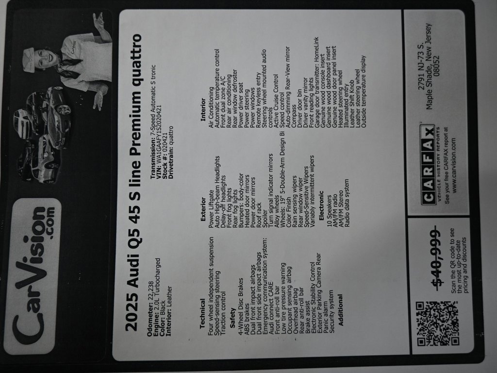 Used 2025 Audi Q5 2.0T Premium image 9