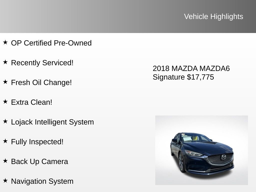 Used 2018 MAZDA MAZDA6 Signature image 4